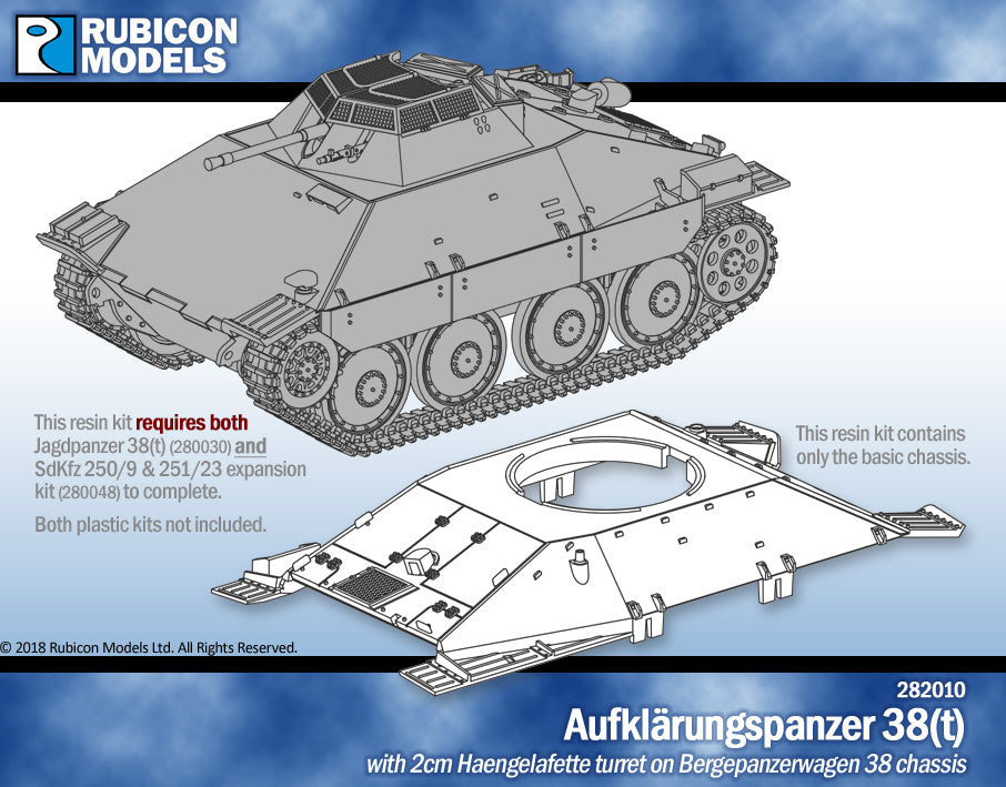 282010 - Aufklarungspanzer 38(t) Bergepanzerwagen 38 chassis – RUBICON ...
