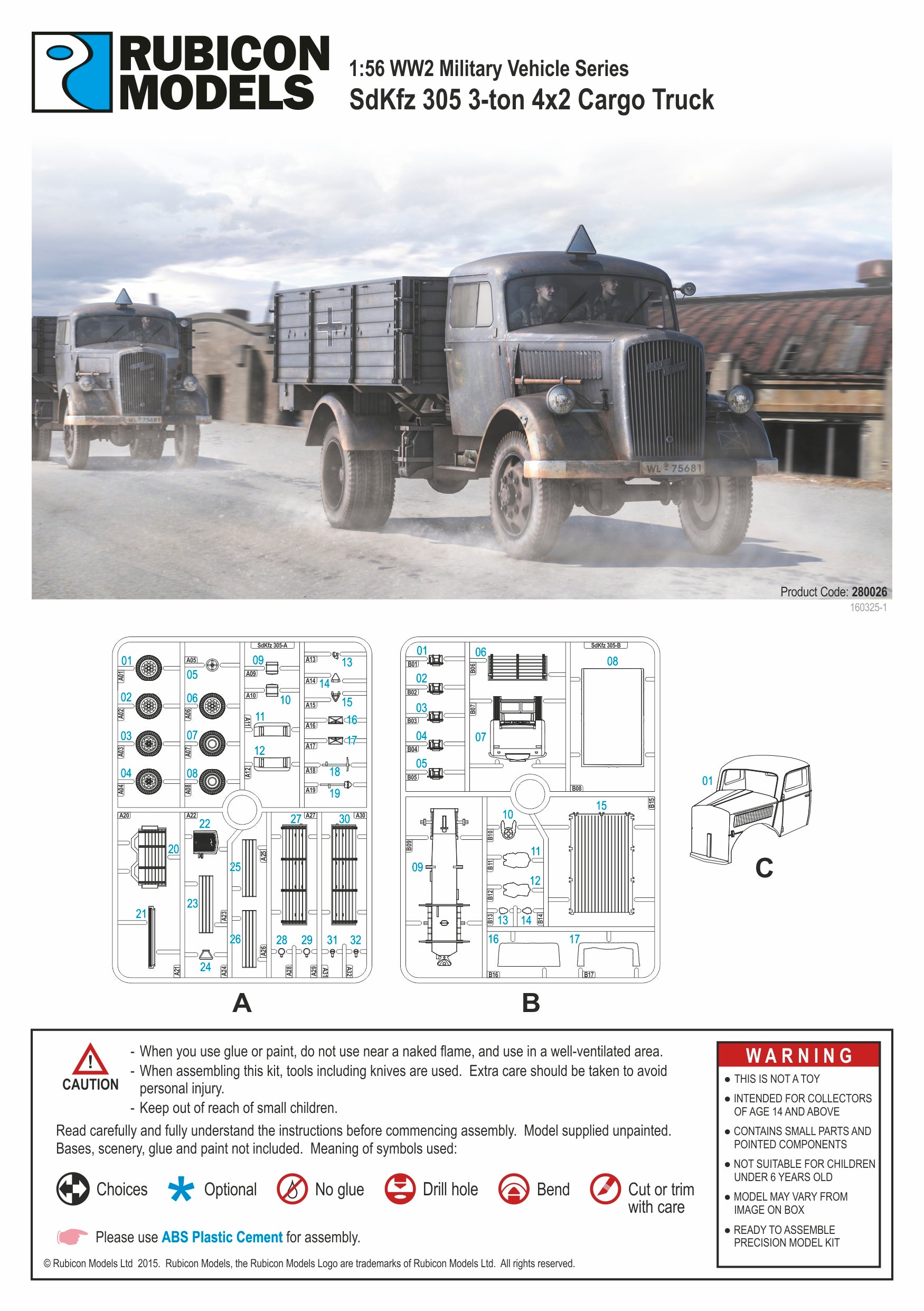 280026 - SdKfz 305 – RUBICON MODELS UK Ltd