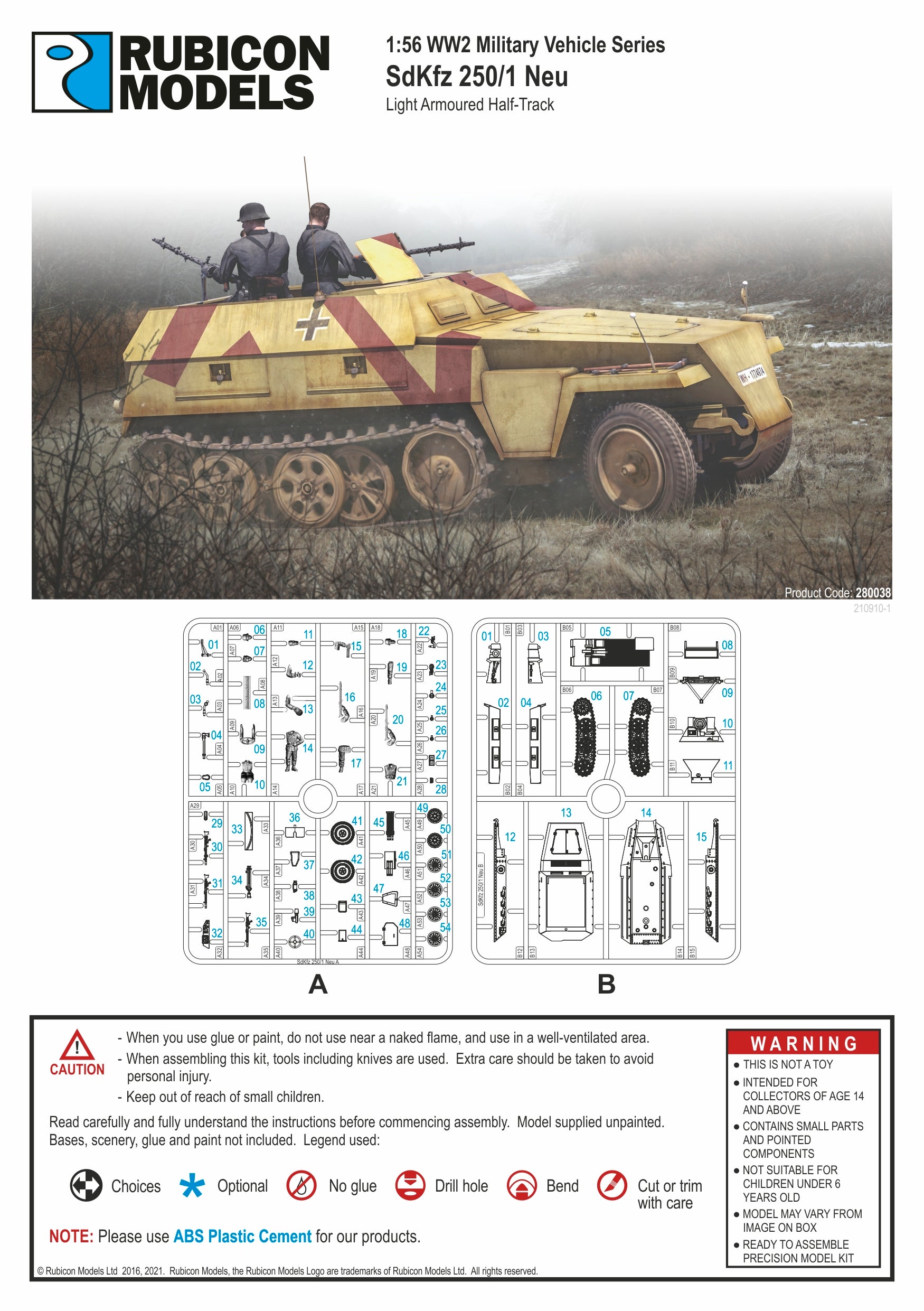 280038 - SdKfz 250/1 Neu (aka 250N) – RUBICON MODELS UK Ltd