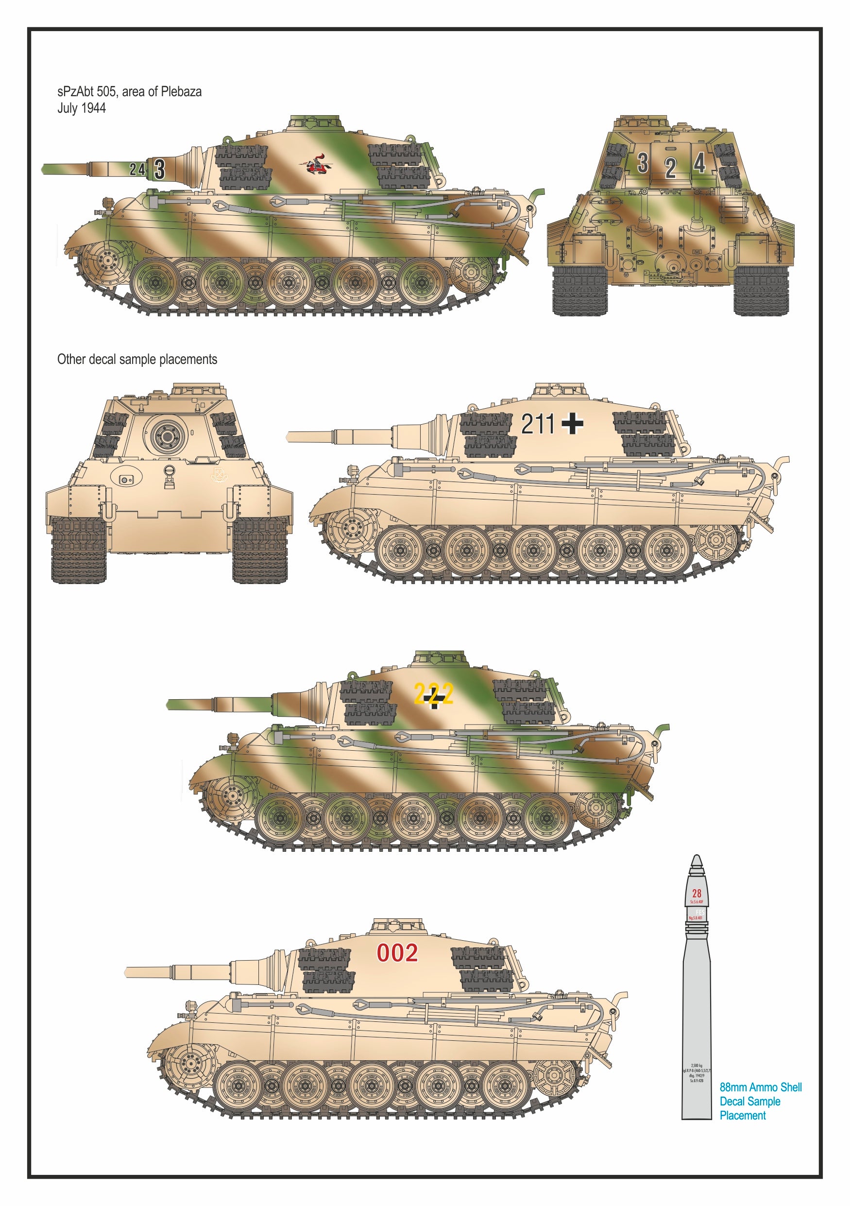 280099 - King Tiger without Zimmerit – RUBICON MODELS UK Ltd
