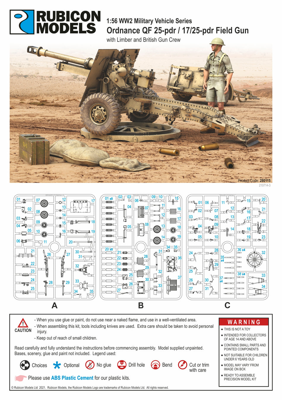 280115 Pistolet QF25/QF17 pdr