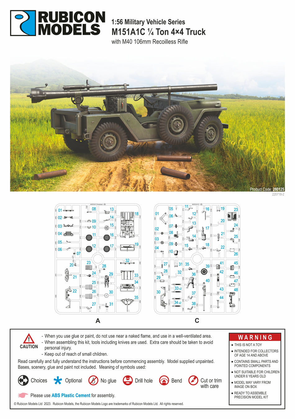 280125- M151AC 4x4 Truck with 106m Recoiless Rifle