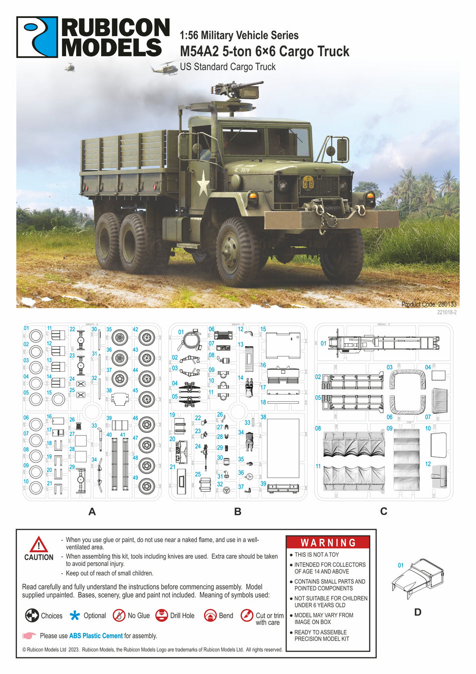 280133 - M54A2 5-ton 6x6 Truck