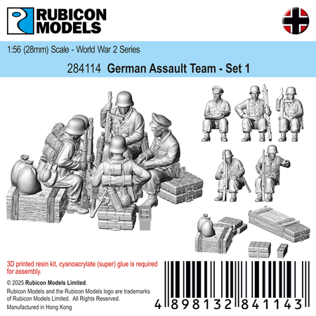 284114 - German Infantry - Briefing - RUBICON MODELS UK Ltd