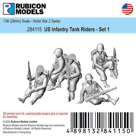 284115 - US infantry - tank Riders - RUBICON MODELS UK Ltd