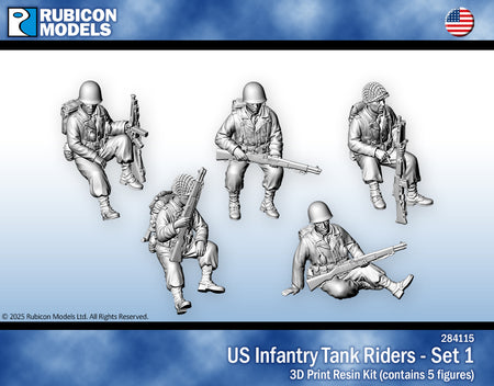 284115 - US infantry - tank Riders - RUBICON MODELS UK Ltd
