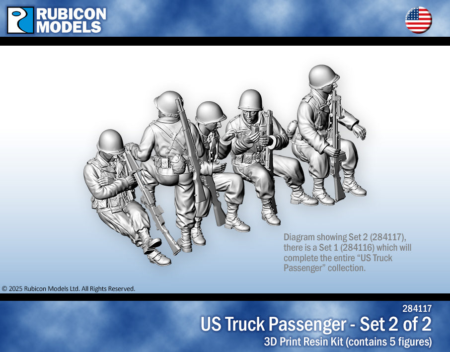 284117 - US Infantry - Seating (Set 2) - RUBICON MODELS UK Ltd