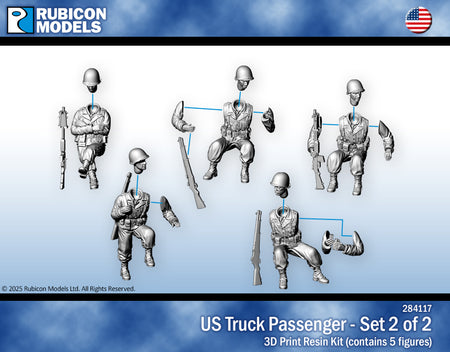 284117 - US Infantry - Seating (Set 2) - RUBICON MODELS UK Ltd