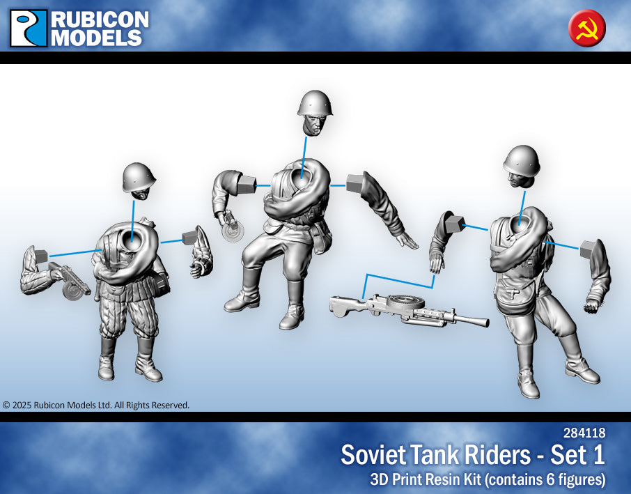 284118 - Soviet Tank Riders - RUBICON MODELS UK Ltd