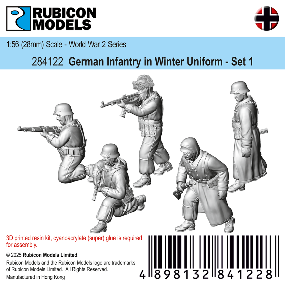 284122 - German Infantry in Winter Uniform - Set 1