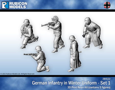 284122 - German Infantry in Winter Uniform - Set 1 - RUBICON MODELS UK Ltd