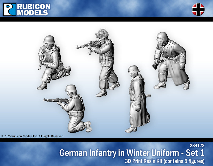 284122 - German Infantry in Winter Uniform - Set 1
