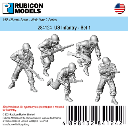 284124 - US Infantry - Set 1 - RUBICON MODELS UK Ltd