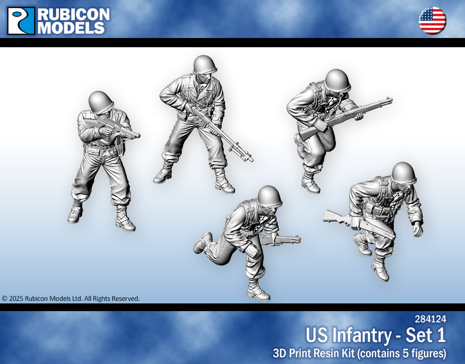 284124 - US Infantry - Set 1 - RUBICON MODELS UK Ltd