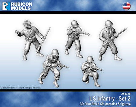 284125 - US Infantry - Set 2 - RUBICON MODELS UK Ltd