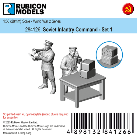 284126 - Soviet Command - Set 1 - RUBICON MODELS UK Ltd