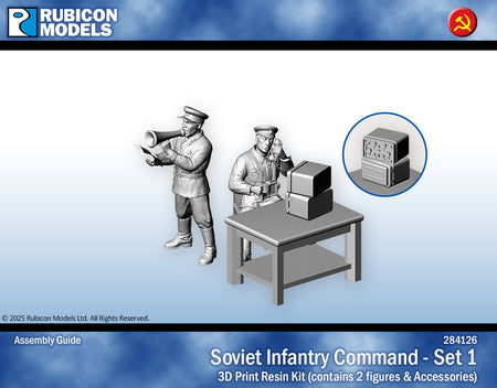 284126 - Soviet Command - Set 1 - RUBICON MODELS UK Ltd