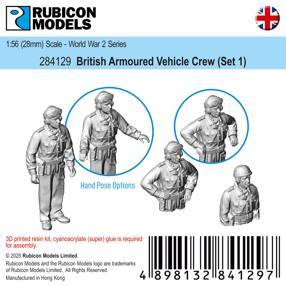 284129 - British Armoured Vehicle Crew Set 1