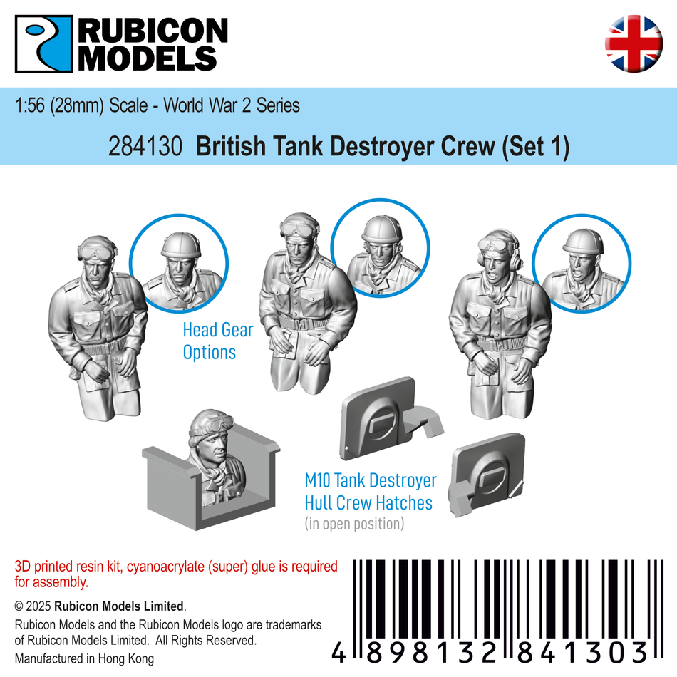 284130 - British Tank destroyer Crew Set 1