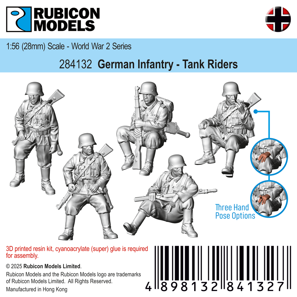 284132 - German Infantry Tank riders