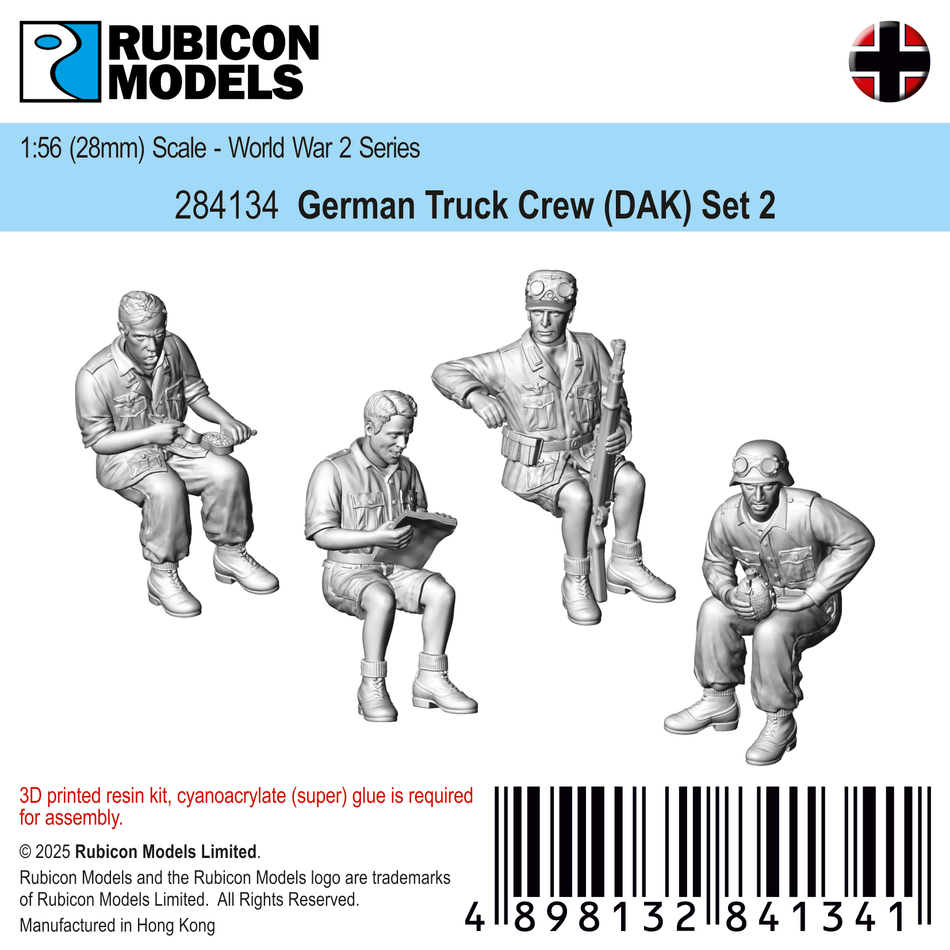 284134 - German Truck Crew (DAK) Set 2