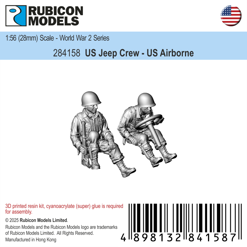 284158 - US Jeep Crew - US Airborne