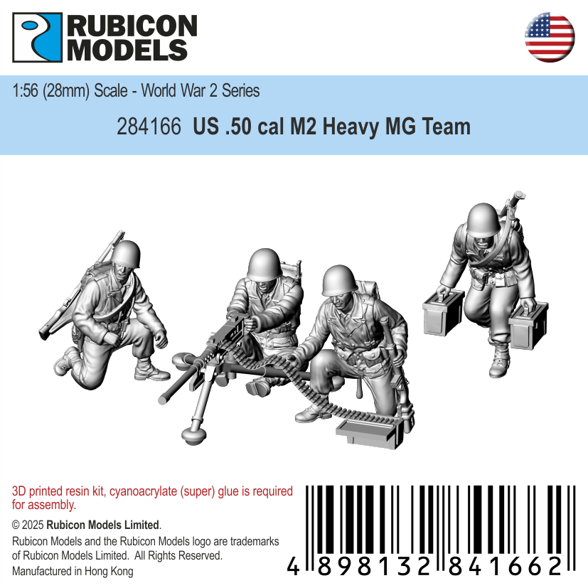 284166 - US .50 cal M2 Heavy MG Team