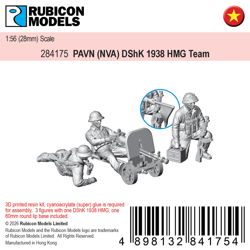 284175 - PAVN (NVA) DShK 1938 HMG Team