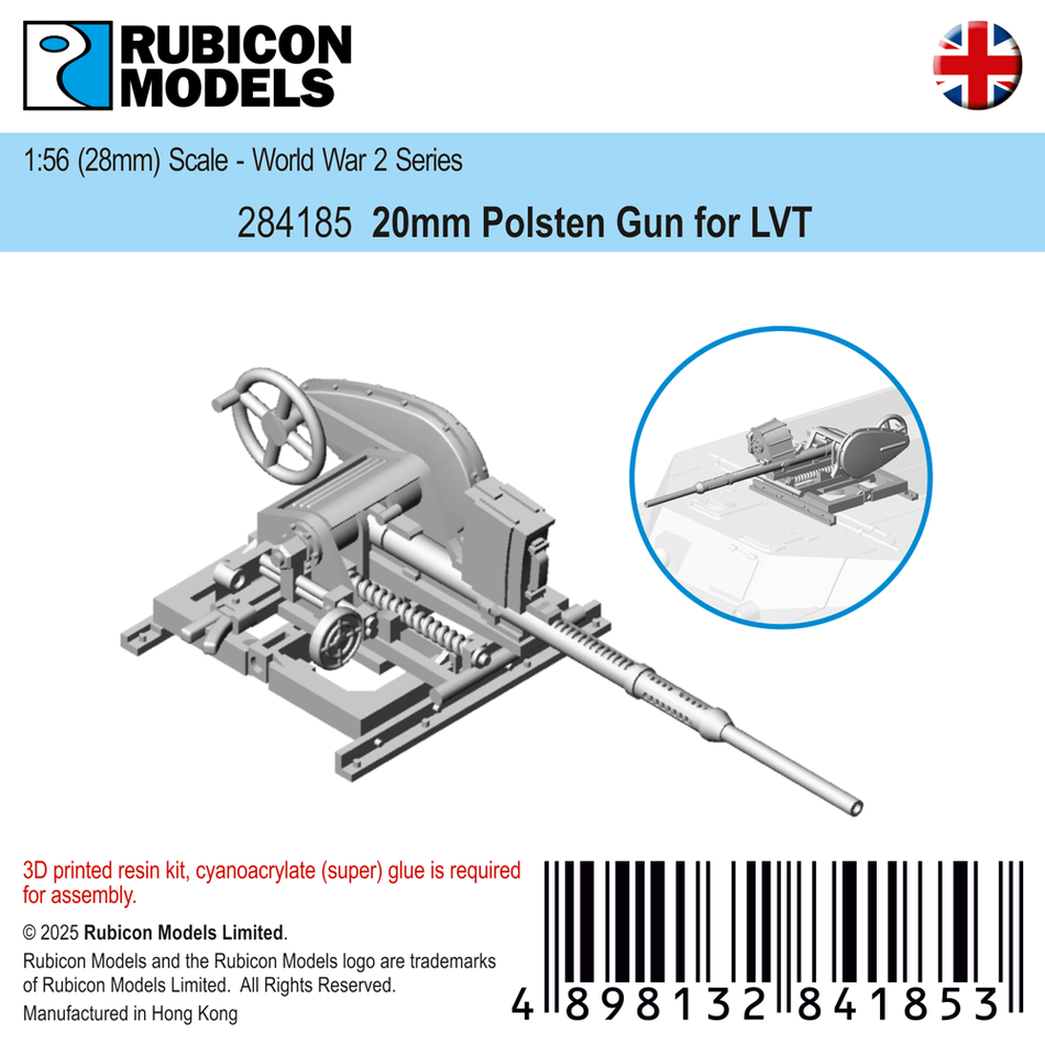 284185 - 20mm Polsten Gun for LVT