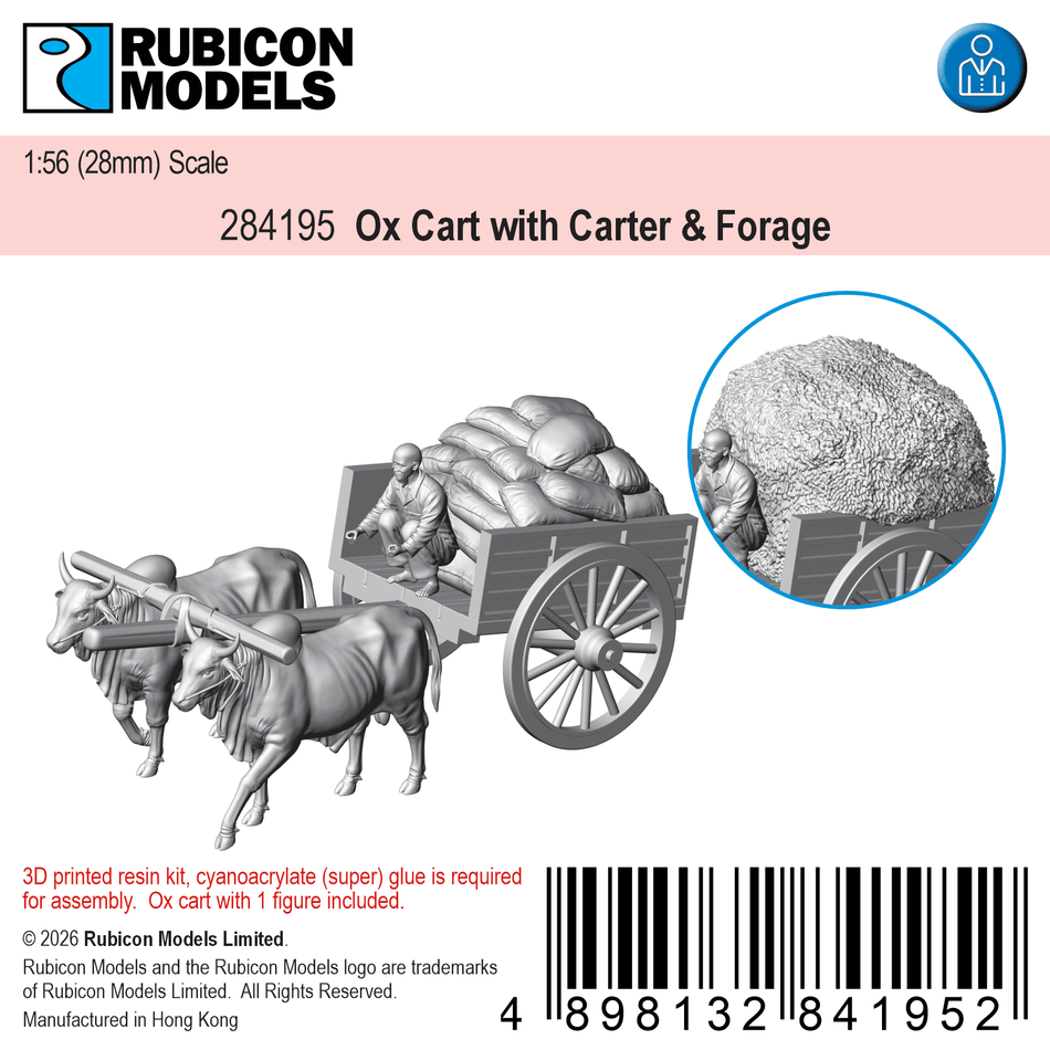 284195 - Ox Cart with Carter & Forage