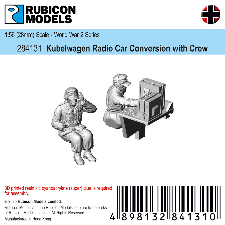 284131 - Kubelwagen Radio Car Conversion Kit with Crew