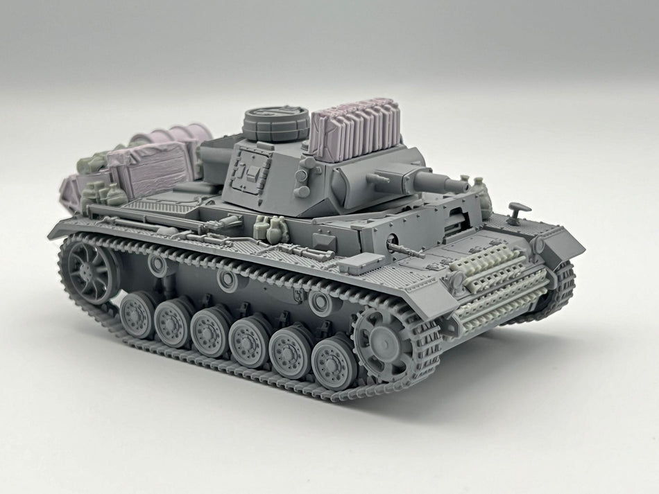 282RG014 - Kit de rangement Panzer III Ausf N DAK - Résine