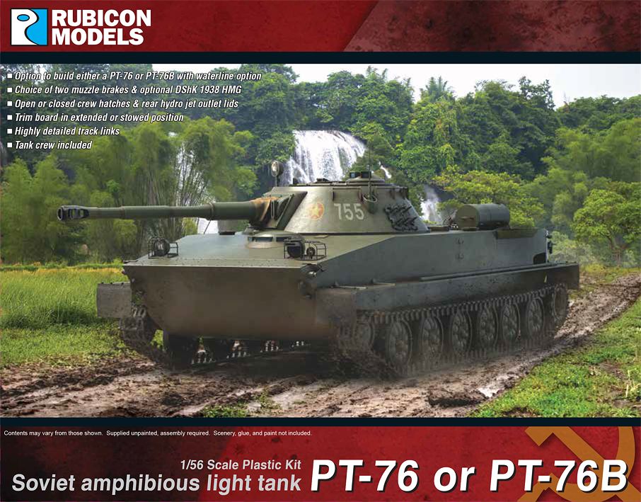 280129 - PT-76 / PT-76B Soviet Amphibious Light Tank