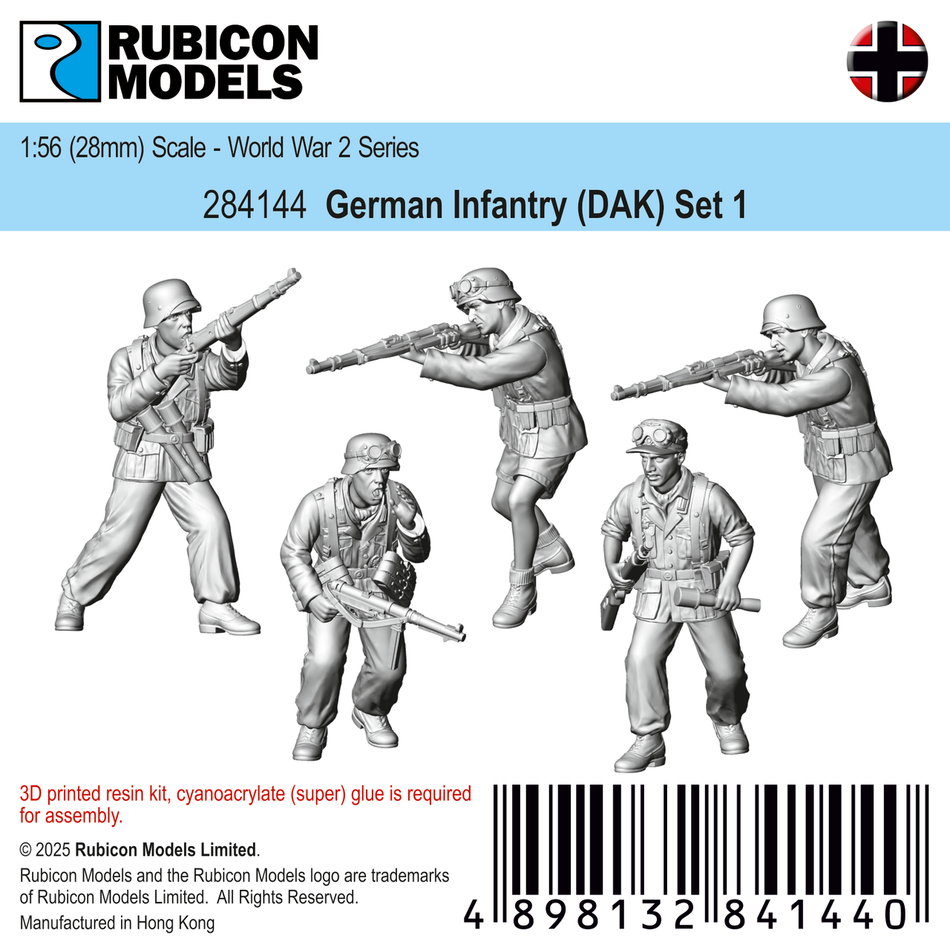 284144 - German Infantry (DAK) Set 1