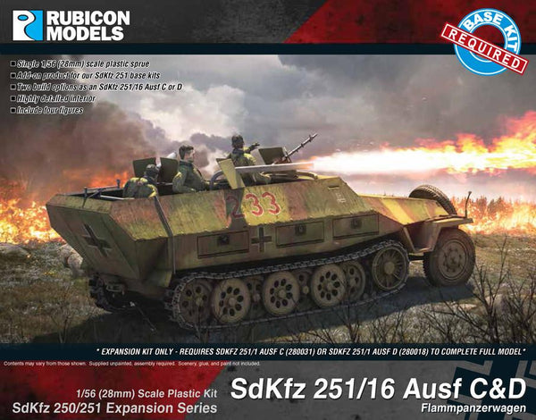 280040 - SdKfz 251/16 Ausf C/D Expansion Set