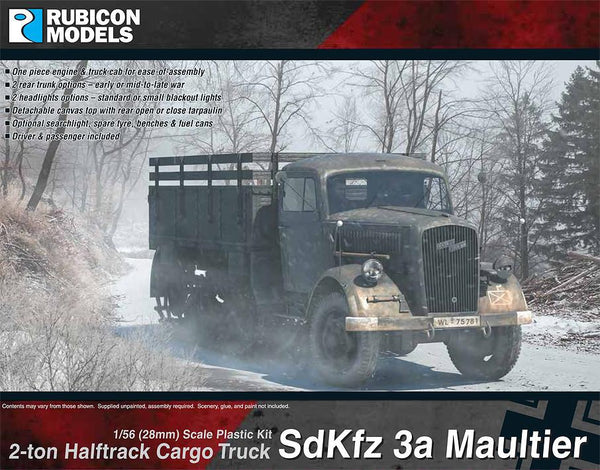 280046 - SdKfz 3a Maultier 2 ton Half-Track Cargo Truck