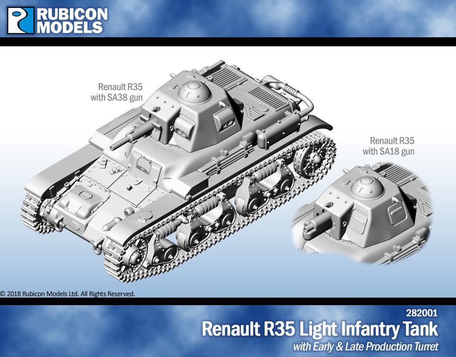 282001 - Renault R35 Leichter Infanteriepanzer - Resin