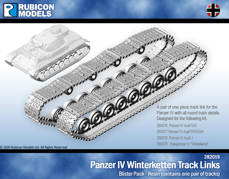 282019 - Panzer IV Winterketten Track Links *