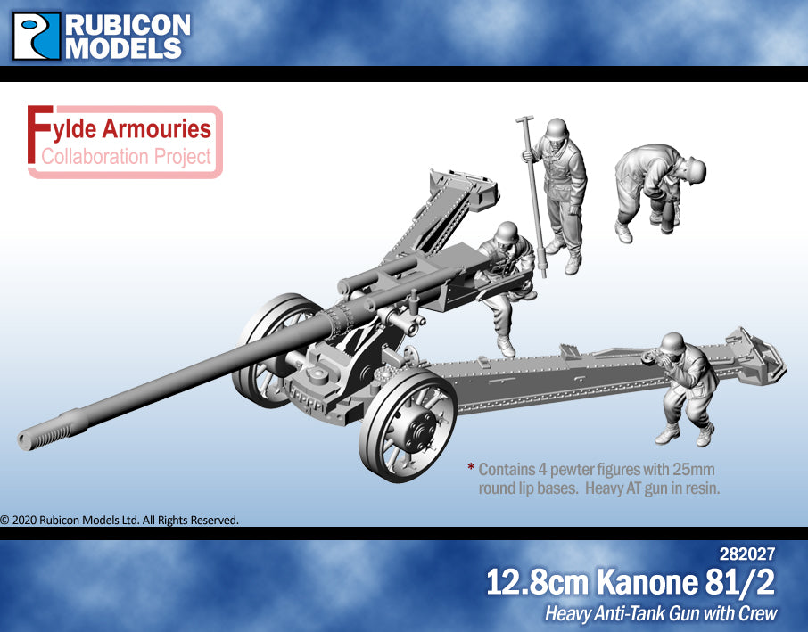 282027 - Kanone 81/2 2,8 cm avec équipage