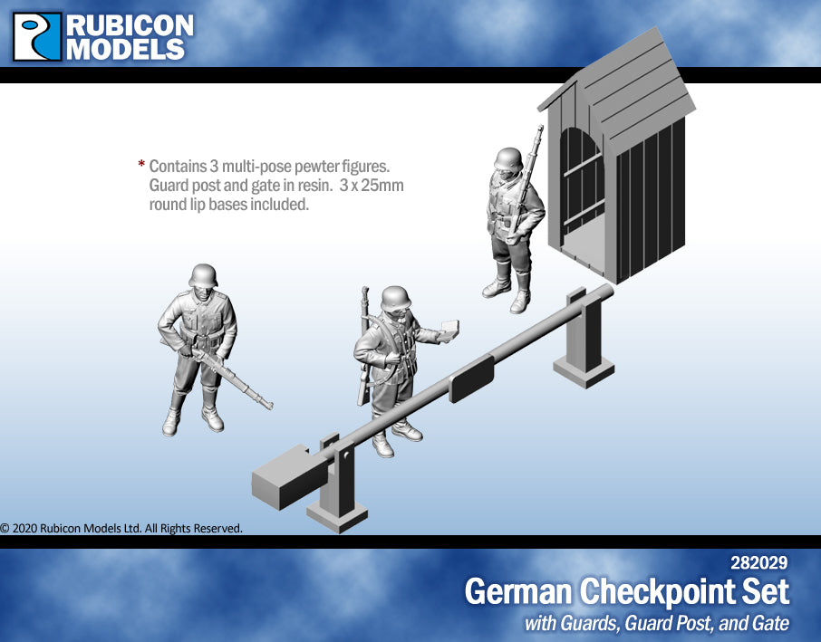 282029 - Poste de garde allemand avec gardes