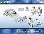 284009 - UK Tank Destroyer Crew (Set 1)- Pewter