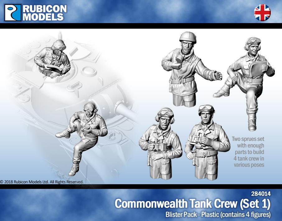 284014 - Commonwealth Tank Crew - RUBICON MODELS UK Ltd