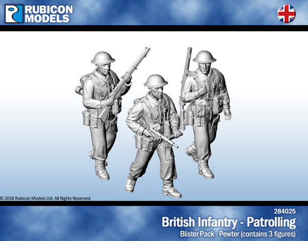 284025 - British Infantry - Patrolling - Pewter
