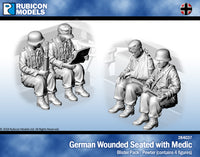 284037 - German Wounded Seated with Medic
