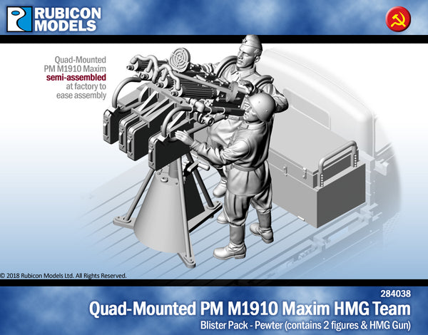 284038 - Quad-Mounted PM M1910 Maxim HMG Team