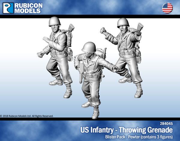 284045 - US Infantry - Throwing Grenades