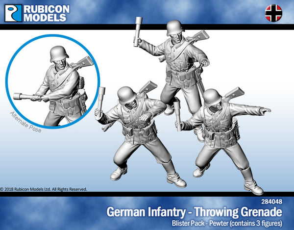 284048 - German Infantry - Throwing Grenade
