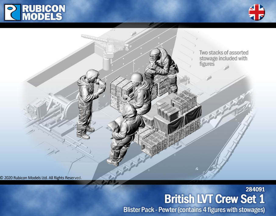 284091 - Ensemble d'équipage britannique LVT 1