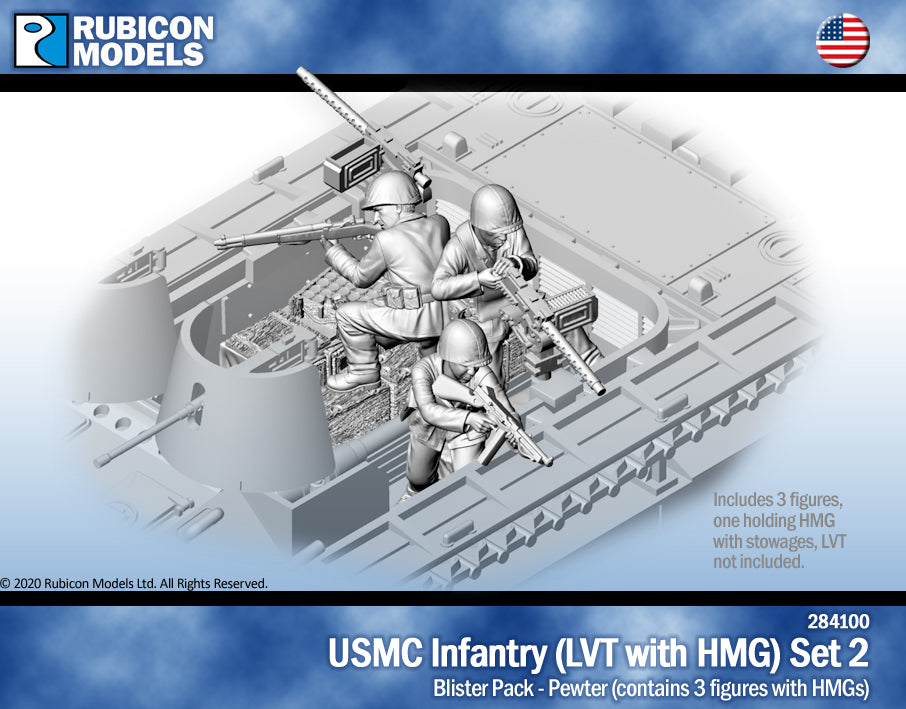 284100 - Infanterie USMC -LVT avec HMG Set 2