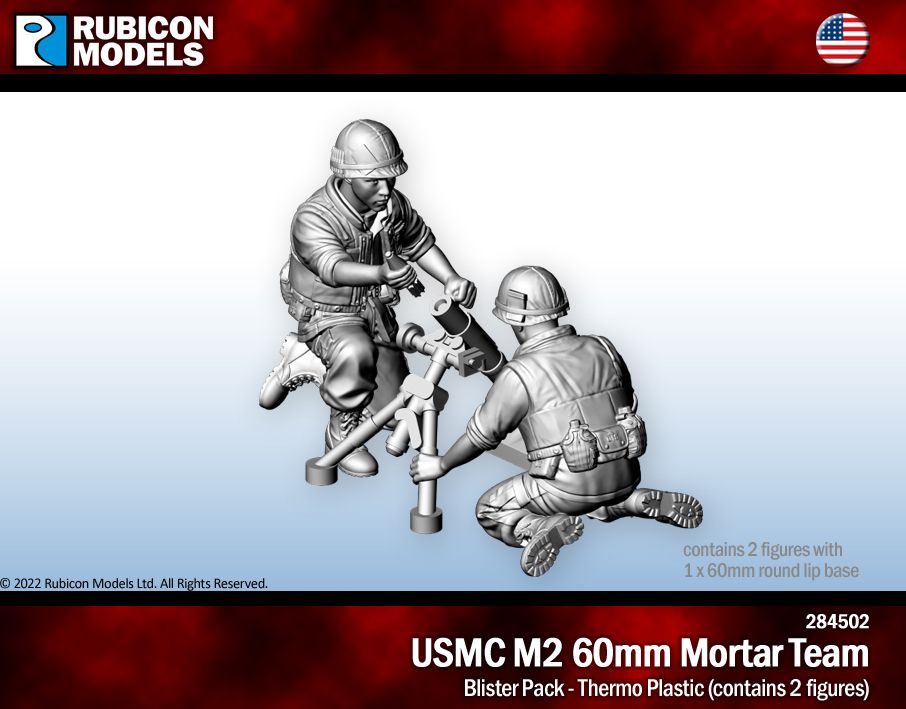 284502 - Équipe de mortier USMC M2 de 60 mm